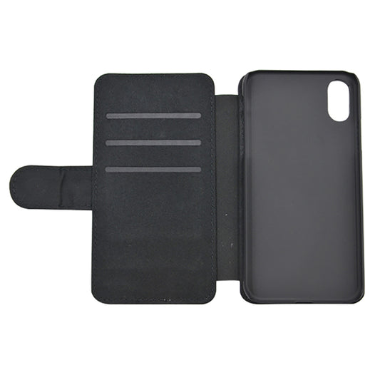 Personalised Leather Flip Phone Case