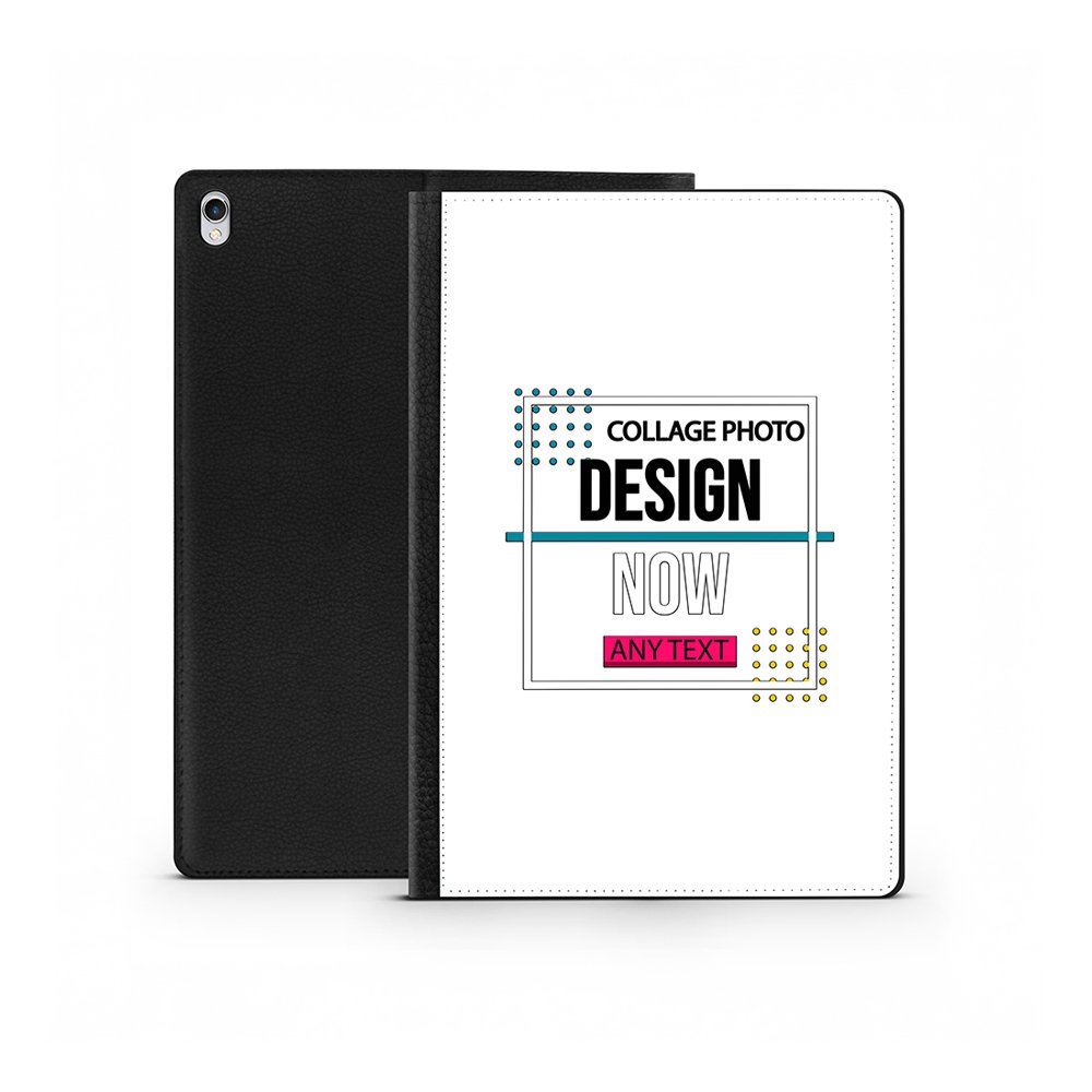 Personalised Leather Flip iPad Case